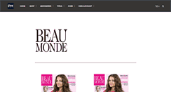Desktop Screenshot of abonnement.beaumonde.nl